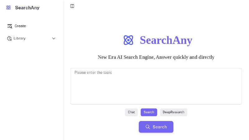 #网站 #搜索引擎 #AI🔎 SearchAny - 免费在线 AI 搜索引擎▎网站介绍