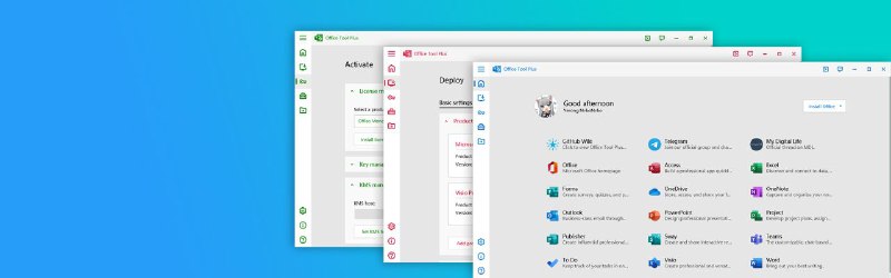 #软件 #工具⚙ Office Tool Plus - 一个强大且实用的 Office 部署工具▎软件功能