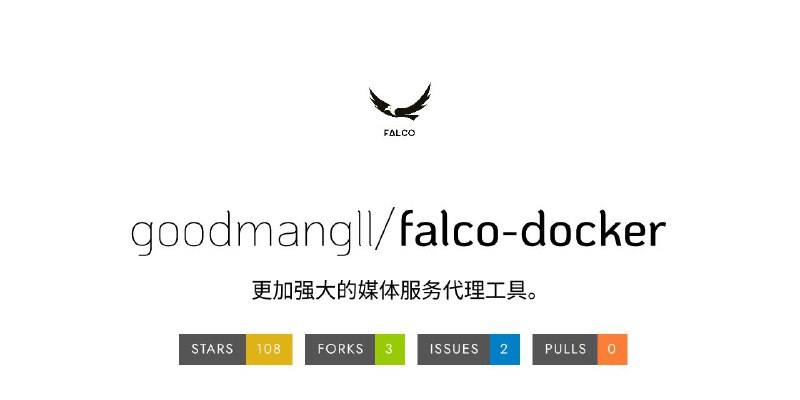 #GitHub #网盘 #工具☁️ falco-docker - 115/阿里云盘直连代理工具▎项目功能