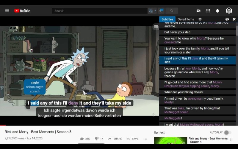 #插件 #翻译 #外语 #辅助📃 Language Reactor - 一个强大的语言学习工具箱▎插件功能