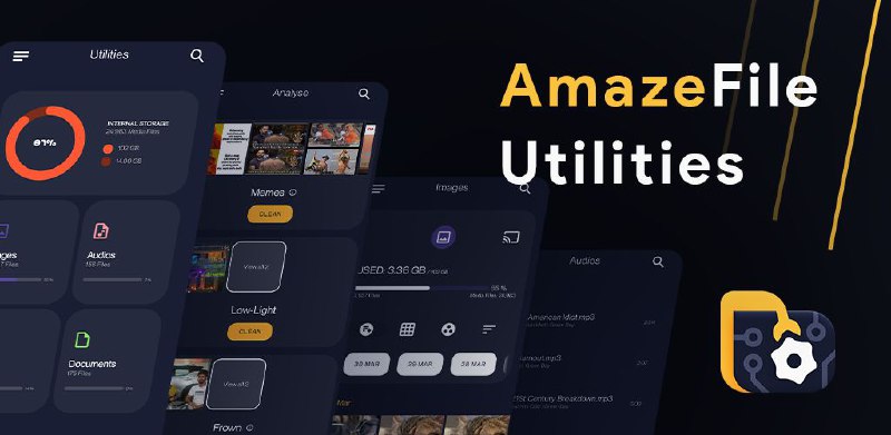 #软件 #工具 #开源📁 Amaze File Utilities - 一款开源美观的设备文件管理器▎软件功能