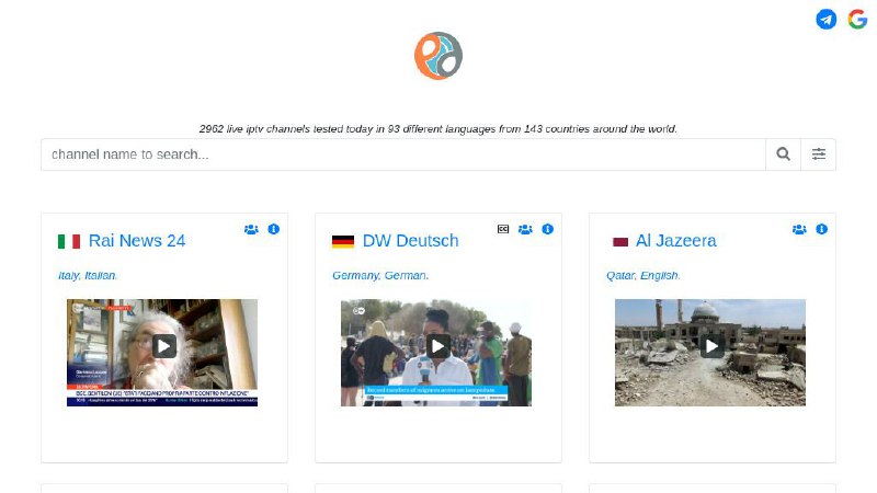 📂 #网站 #直播 #直播源🌍 ejaTv▎网站功能