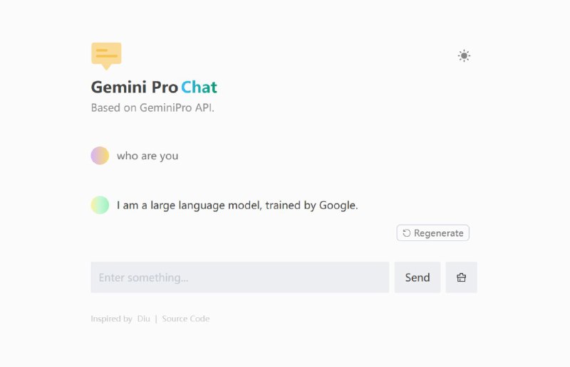 #网站 #开源 #AI🤖 GeminiProChat - 在线体验 Google GeminiPro▎网站功能