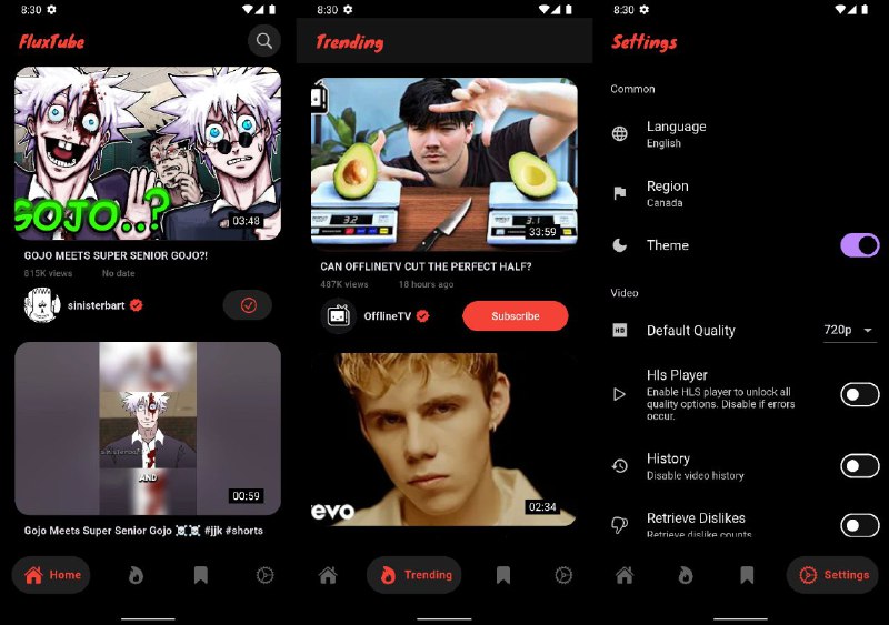 #软件 #开源 #第三方👉 FluxTube - 开源 YouTube 第三方客户端▎软件功能