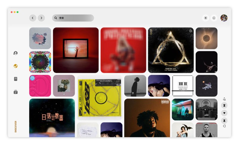 #软件 #音乐 #开源 #第三方🎵 R3PLAYX - 高颜值第三方网易云播放器▎软件功能