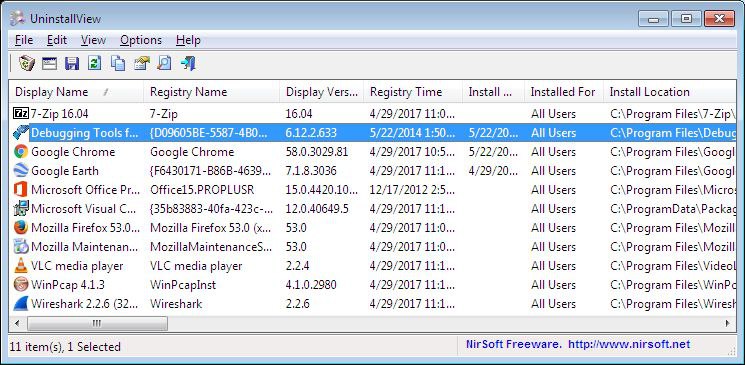 #软件 #工具🪟 UninstallView - 轻量级 Windows 卸载工具▎软件功能