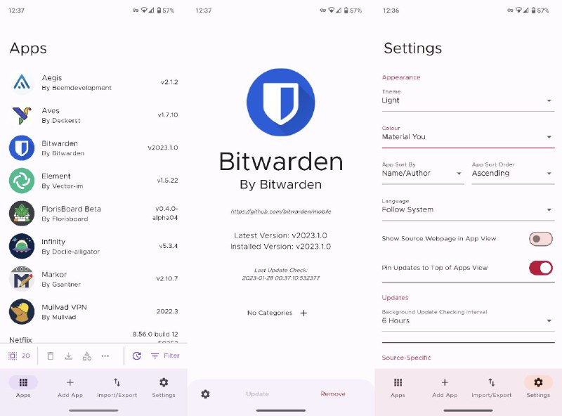 #软件 #工具 #开源🧬 Obtainium - 一个可以直接从应用源安装和更新应用的工具▎软件功能
