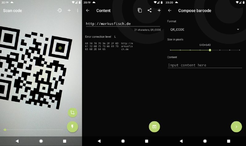 #软件 #工具 #开源📸 BinaryEye - 开源 Android 条形码扫描器▎软件功能