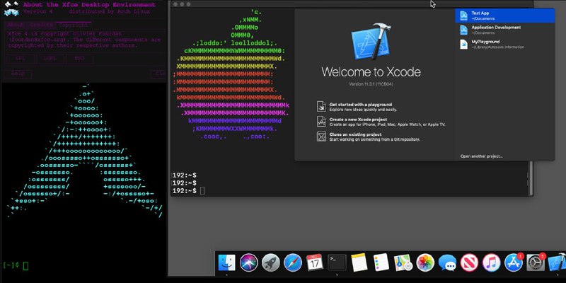 #GitHub #macOS #虚拟机 #工具🐳 Docker-OSX - 利用 Docker 在非 macOS 系统上运行 macOS 虚拟机▎项目功能