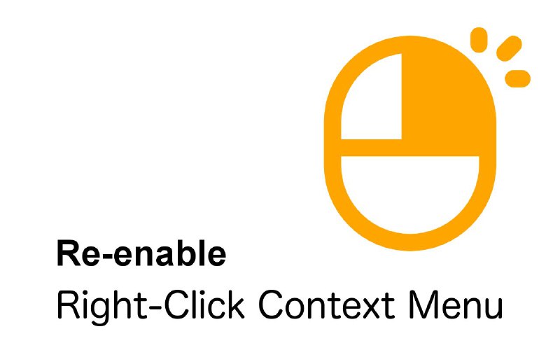 #插件 #工具 #辅助 #开源👆 Allow Right-Click - 解除网页禁用右键菜单限制▎插件功能