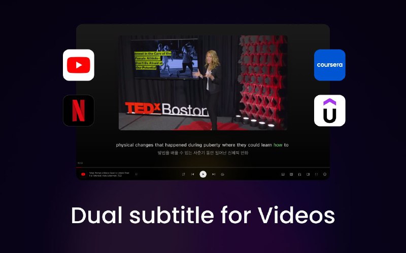 #插件 #翻译 #字幕 #AI🔮 Trancy - AI 双语字幕和网页翻译插件▎插件功能