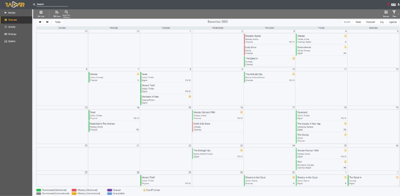 #软件 #工具 #开源📽 Radarr - 专为 Usenet/BitTorrent 用户设计的电影管理器▎软件功能