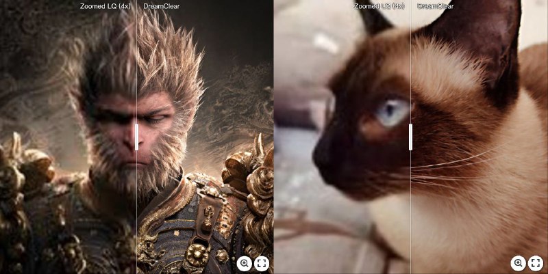 #GitHub #图像 #工具🖼 DreamClear - 开源图像超分修复框架▎项目功能