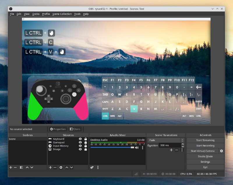 #插件 #辅助 #开源⌨️ input-overlay - 在流媒体上显示键盘、游戏手柄和鼠标输入▎插件功能