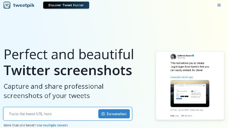 📂 #网站 #工具🐦 Tweetpik▎网站功能