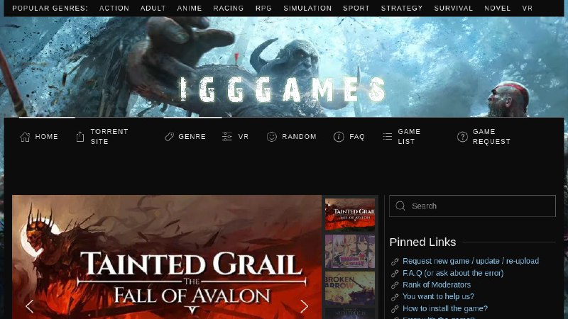 #网站 #游戏🎮 IGG Games - PC 破解游戏下载网站▎网站介绍