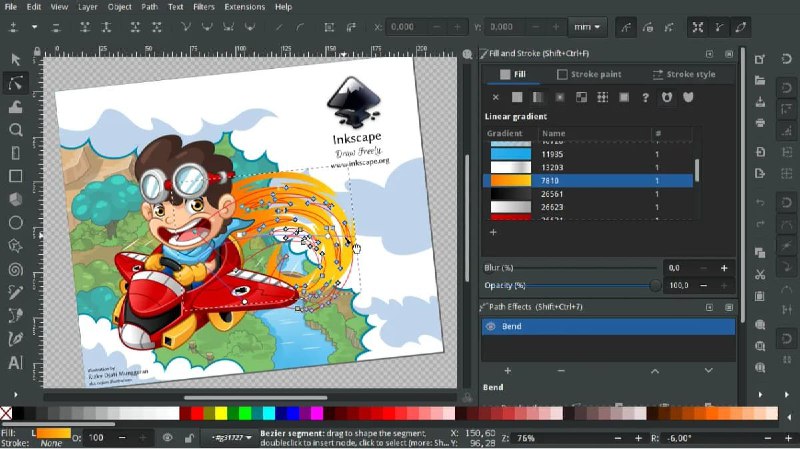 #软件 #图像 #开源🎨 inkscape - 免费开源矢量图形编辑软件▎软件平台