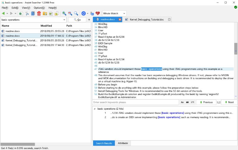 #软件 #工具🧭 AnyTXT Searcher - 桌面文档全文搜索工具▎软件平台