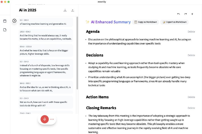 #软件 #工具 #开源 #AI🏷️ Meetily - 人工智能会议记录和摘要工具▎软件平台