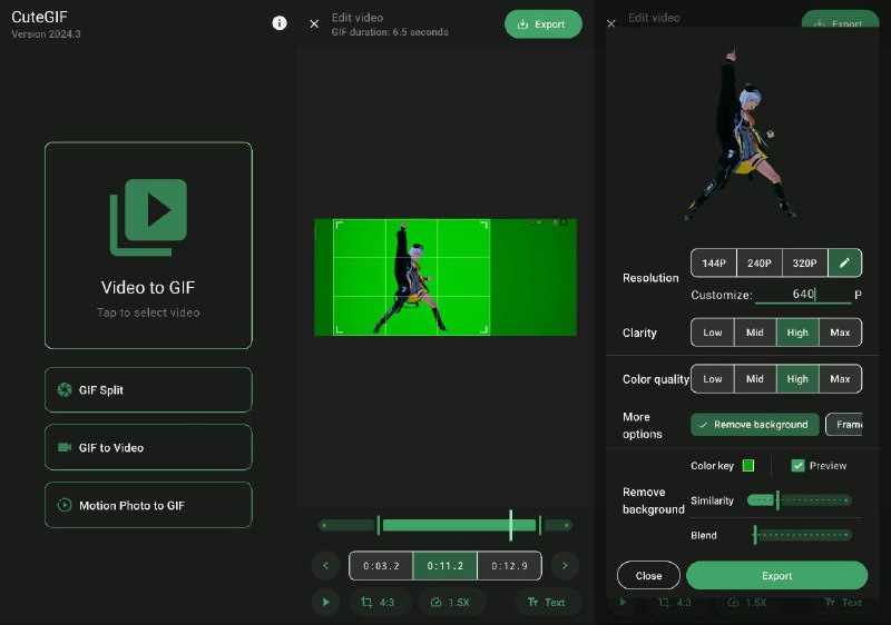#软件 #图像 #工具 #开源🔁 CuteGIF - 一款简洁好用的视频转 GIF 工具▎软件功能