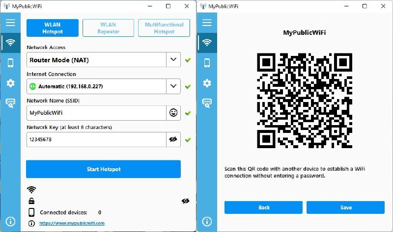 #软件 #工具📶 MyPublicWiFi - 虚拟 Wi-Fi 热点软件▎软件平台