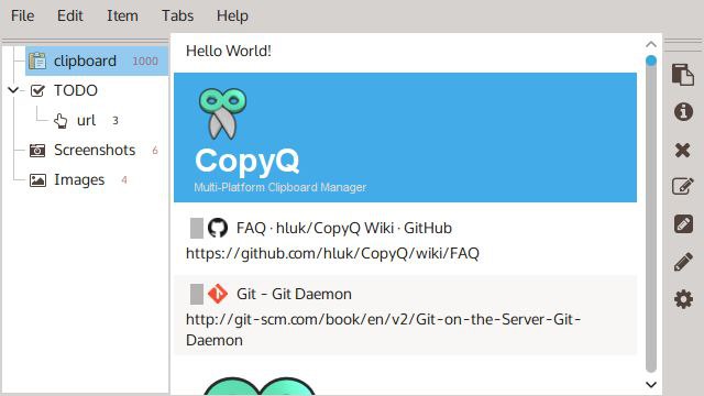 #软件 #工具 #开源🖥 CopyQ - 跨平台高级剪贴板管理器▎软件平台