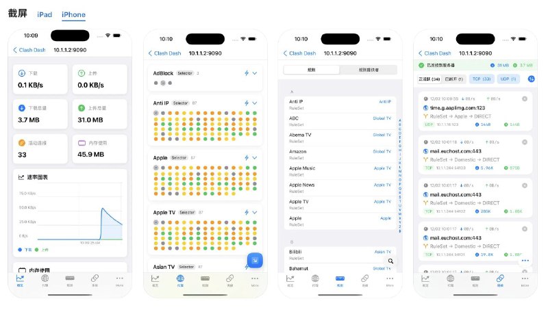 #软件 #工具 #开源😸 Clash Dash - 开源 OpenClash 管理工具▎软件功能