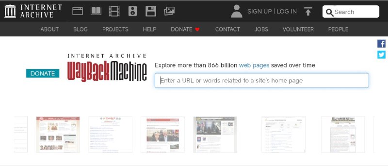 🏛 Internet Archive - 世界互联网档案博物馆一家非营利组织建立的数字图书馆，其中包含互联网站点和其他数字形式的存档